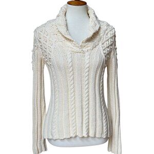 Evie Chunky Bobble Knit Cardigan Small